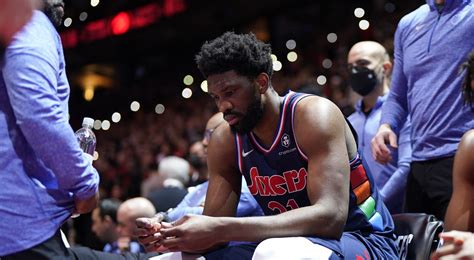 76ers Center Joel Embiid Out Indefinitely With Right Orbital Fracture Concussion