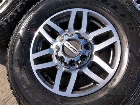 18 Ford F 250 F 350 Oem Wheels 2020 New And Goodyear Wrangler Kevlar A