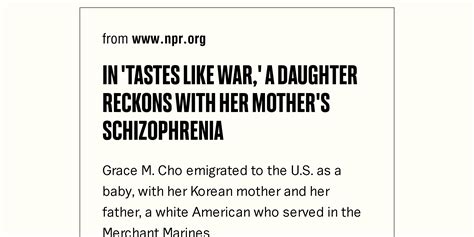 In Tastes Like War A Daughter Reckons With Her Mothers