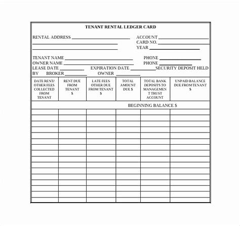 The different types of general ledger account. Printable Expense And Income Ledger With Balance / 5 ...