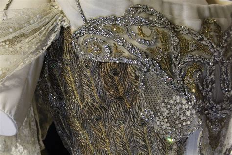 Worths Dress With Peacock Feathers Worn By Lady Curzon