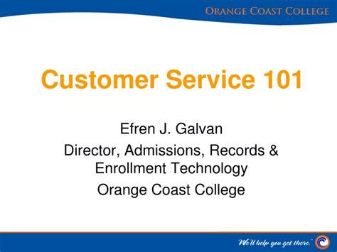 Ppt Customer Service 101 Powerpoint Presentation Free Download Id
