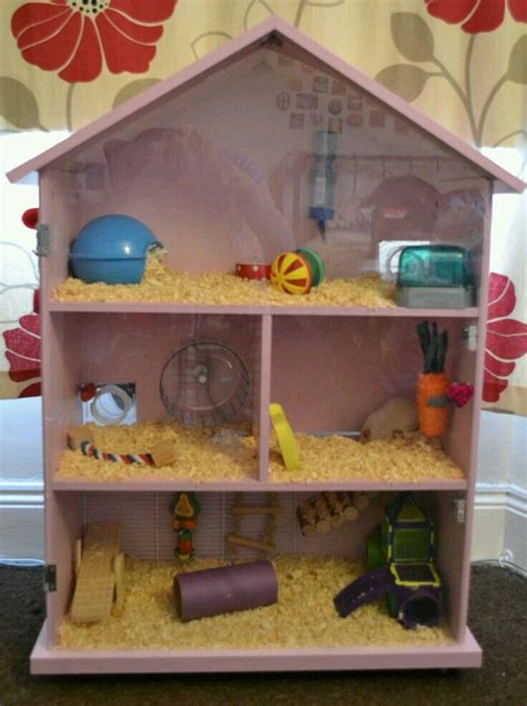 For the large window i used acrylic glass which i cut. Pin de Josie Leigh em Hámsters | Casa de hamster, Gaiola hamster, Brinquedos para hamsters