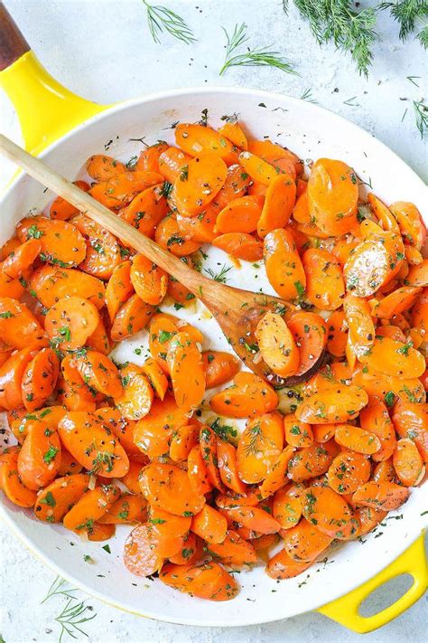 garlic herb carrots recipe carrots side dish vegetable dishes