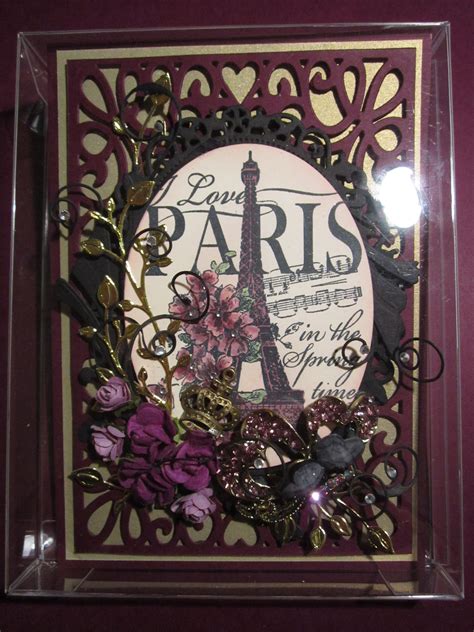 Creative Expressions Die I Love Paris Stamp From Stampendous