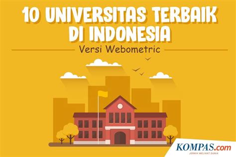 Infografik 10 Universitas Terbaik Di Indonesia Versi Webometrics