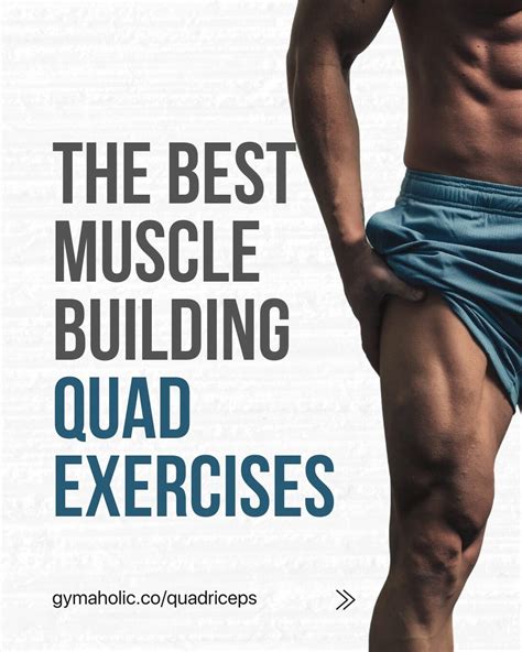 The Best Muscle Building Quad Exercises Gymaholic