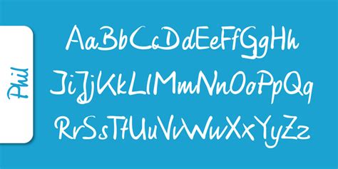 Phil Handwriting Font Webfont And Desktop Myfonts