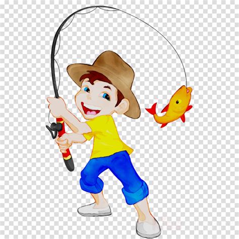 Download High Quality Fishing Clipart Illustration Transparent Png