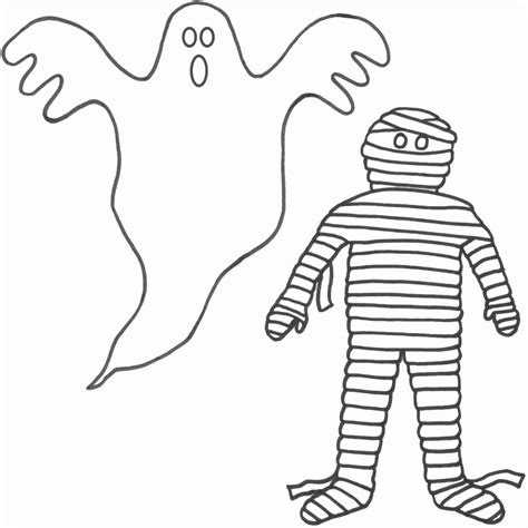 Halloween coloring pages are a great activity to keep kids busy and entertained leading up to halloween. Free Printable Mummy Coloring Pages For Kids