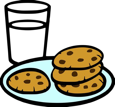 You may use this clipart to create items to sell for small commercial use. Clipart - Cookies and Milk