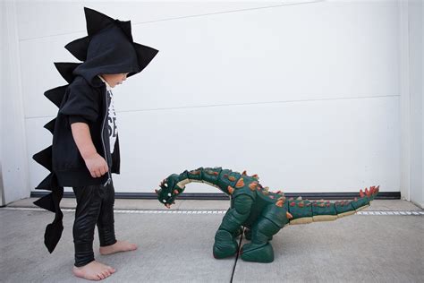 Black Dragon Hoodie With Tail Wolfe And Scamp