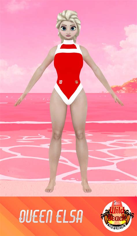 Queen Elsa Wild Beach Uni Red By Chesty Larue Art On Deviantart