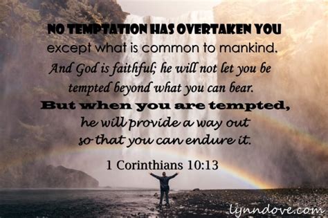 Most Misinterpreted Scripture Verses 1 Corinthians 1013 Lynn Dove