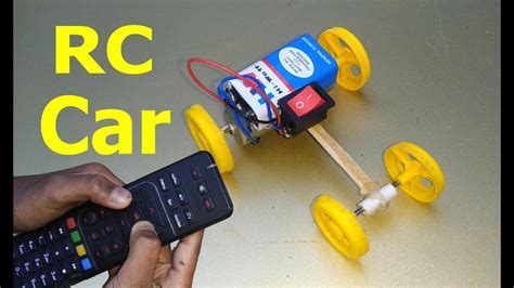 How To Make Rc Remote Control Car At Home Youtube