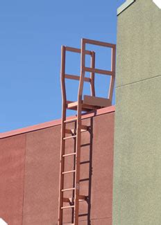 Structural steel stairways ships ladder design. Exterior Roof Access Ladders - ALACO Ladder Company - Sweets