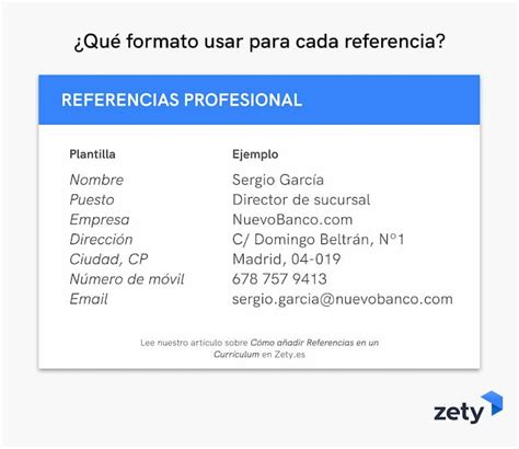 ¿cómo Poner Referencias En Tu Curriculum Vitae Ejemplos