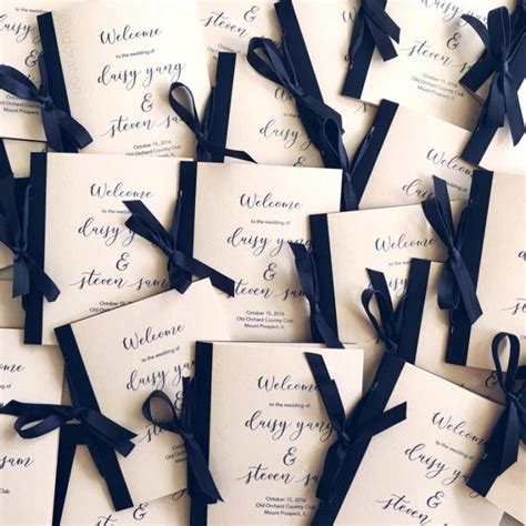 Everything You Need To Know About Creating A ‘wow Wedding Program
