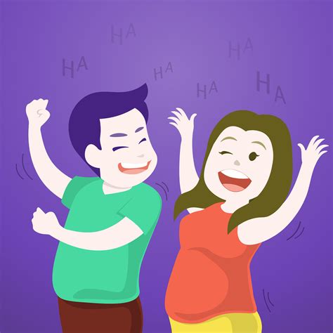 Cute Couple Dancing Laughing Together In The Party 661851 Vector Art