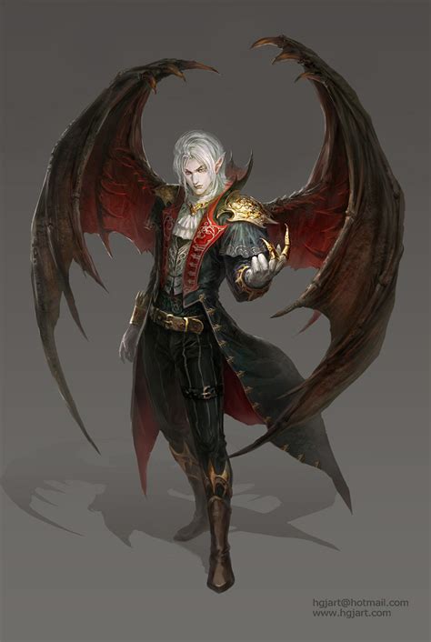 Guangjian Huang In 2020 Male Vampire Character Art Fantasy