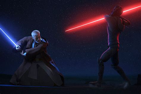 Star Wars Rebels Boss Explains Maul Kenobi Duel Ending
