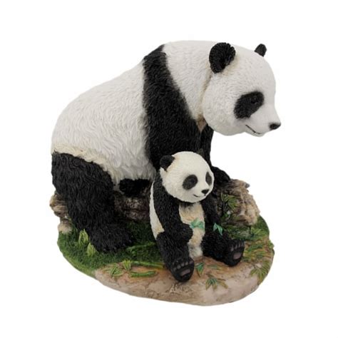 Mother And Child Panda Bear Statue Baby Animal One Size Kroger