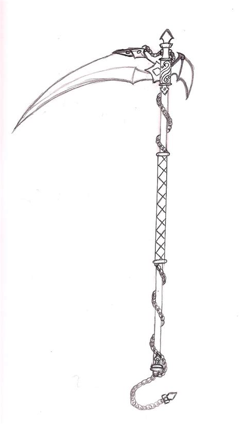 It is a silly attempt of anime characters. Scythe sketch by Scorpius02 on DeviantArt