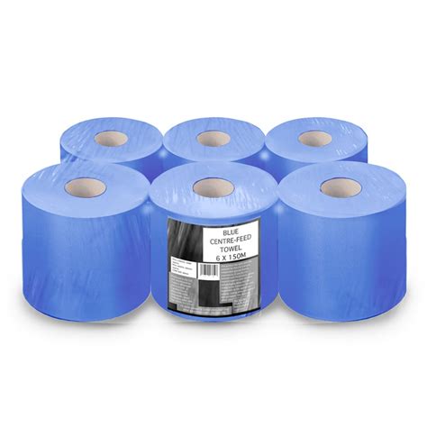 Janit X Blue Centre Feed Rolls 2ply 150m X 6 Nwt48 At Zoro