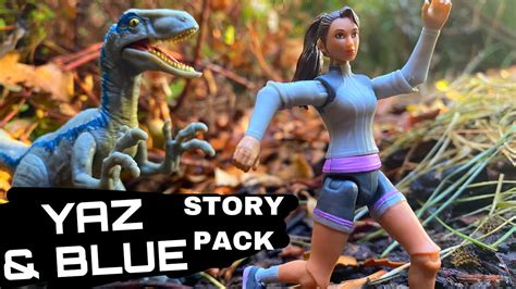 Jurassic World Camp Cretaceous Yaz And Blue Story Pack Review Youtube