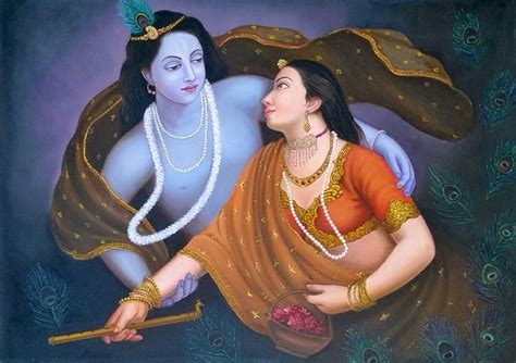 Modern Paintings Of Lord Krishna And Radha
