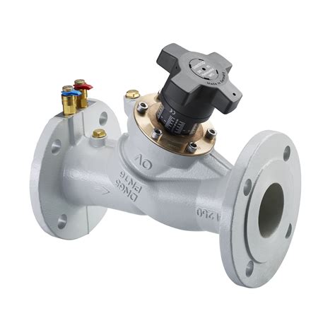 Double Regulating And Commissioning Valve Hydrocontrol Mfc Pn 16 Cast