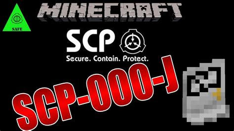 Minecraft Scp Site 19 Meet Scp 000 J Youtube