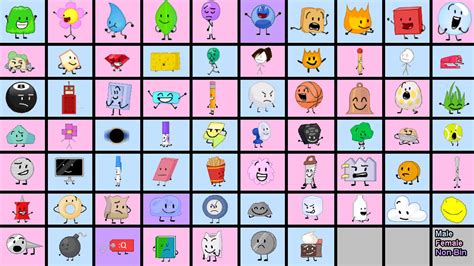 All Bfb Characters In Alphabetical Order Photos Alphabet Collections
