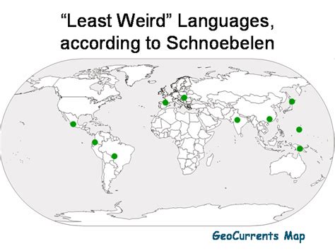 Just How Weird Are The Worlds Weirdest—and Least Weird—languages