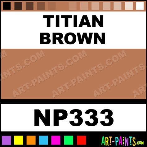 Titian Brown Nupastel 72 Set Pastel Paints Np333 Titian Brown Paint