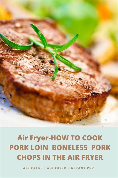 Perfectly cooked pork chop is always boneless pork chops are excellent for searing because they are thick and tender. Pin on Yummy deliciousness!