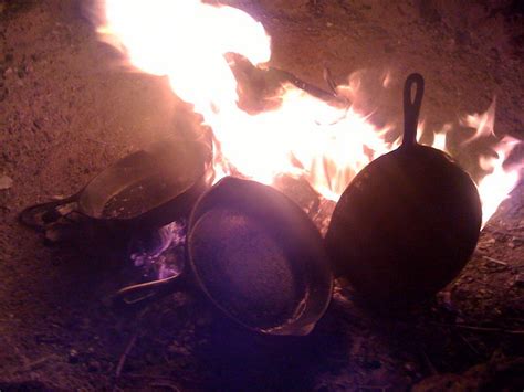 Out Of The Frying Pan And Into The Fire Cast Iron Frying P Flickr