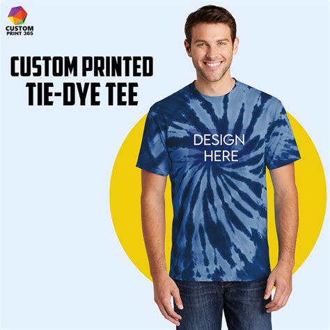 Custom Tie Dye T Shirtpersonalized Your Designtextimage Etsy