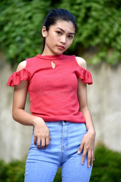 An A Filipina Girl Posing Stock Image Image Of Adorable 158769415