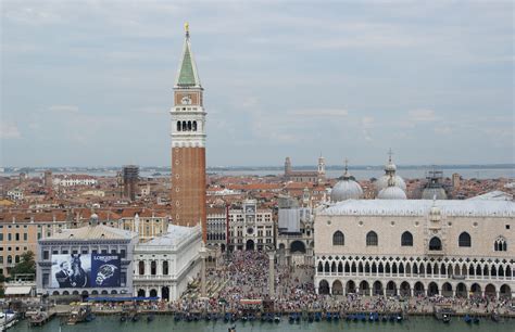St Marks Square In Fascinating Venice Italy Ferry Building San