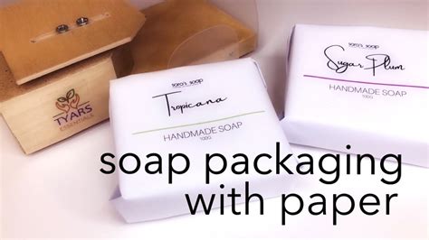 How To Wrap Soap With Paper Soap Wrapping Paper Ideas Cheap And Nice