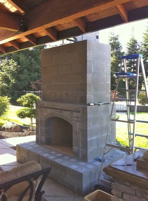 Image Result For How To Build An Outdoor Fireplace With Cinder Blocks