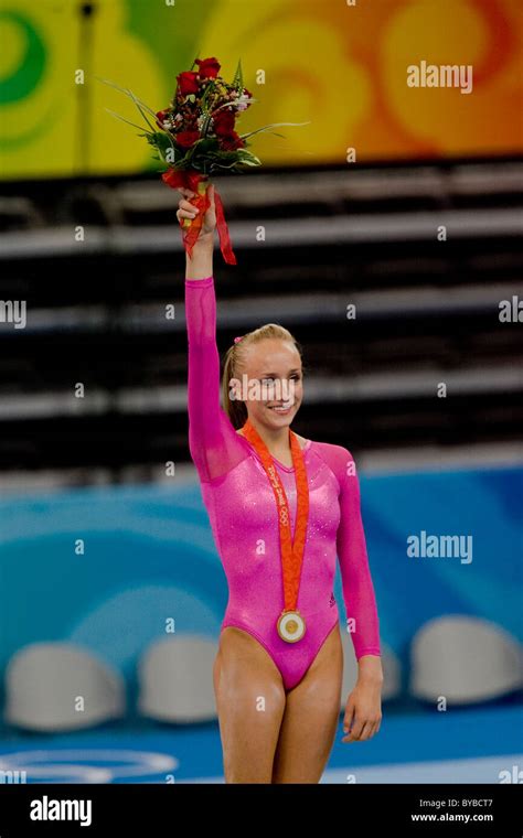 Nastia Liukin Usa Womens Individual All Around Gymnastics Gold Medalist At The 2008 Olympic
