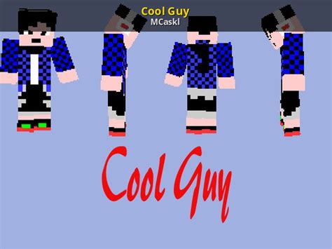 Cool Guy Minecraft Skin Mods