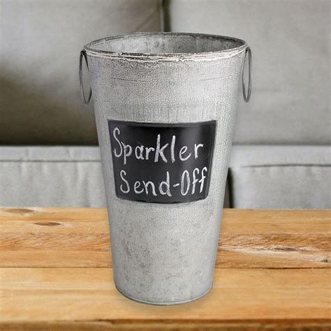 11 Chalkboard Sparkler Display Bucket Perfect For 20 Inch Sparklers