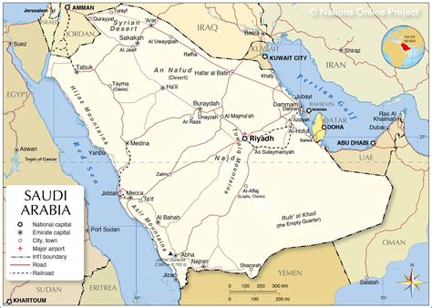 A collection of saudi arabia maps; Political Map of Saudi Arabia - Nations Online Project