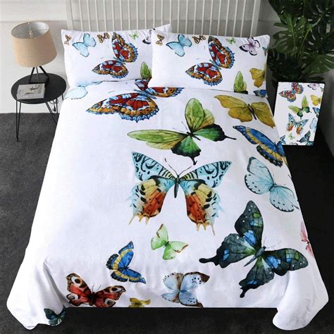 Sleepwish Butterfly Bedding Flying Dreams 3 Pieces Super Soft Butterfly