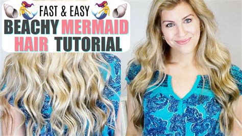 Beach Waves Hair Tutorial How To Get Easy Fast Mermaid Hair