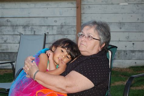Cuddles With Grandma Amanda Warms Up In Grandmas Arms Jenjeff