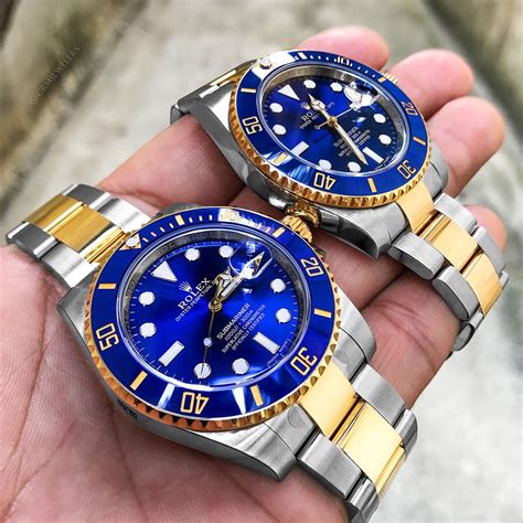 Rolex Submariner Two Tone With The Beautiful Blue Dial🔵🔸 💵